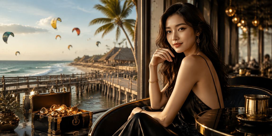 Người dùng tại Mũi Né thưởng thức cà phê trong khi chơi casino trên app