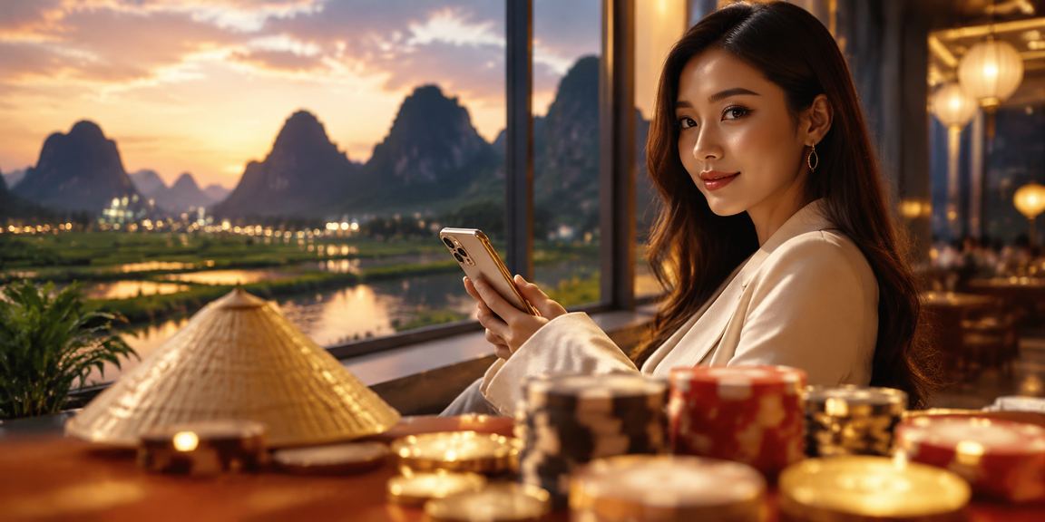Người phụ nữ đội nón lá tại Ninh Bình đại diện cho trải nghiệm đăng ký và nhận bonus của người dùng Việt Nam
